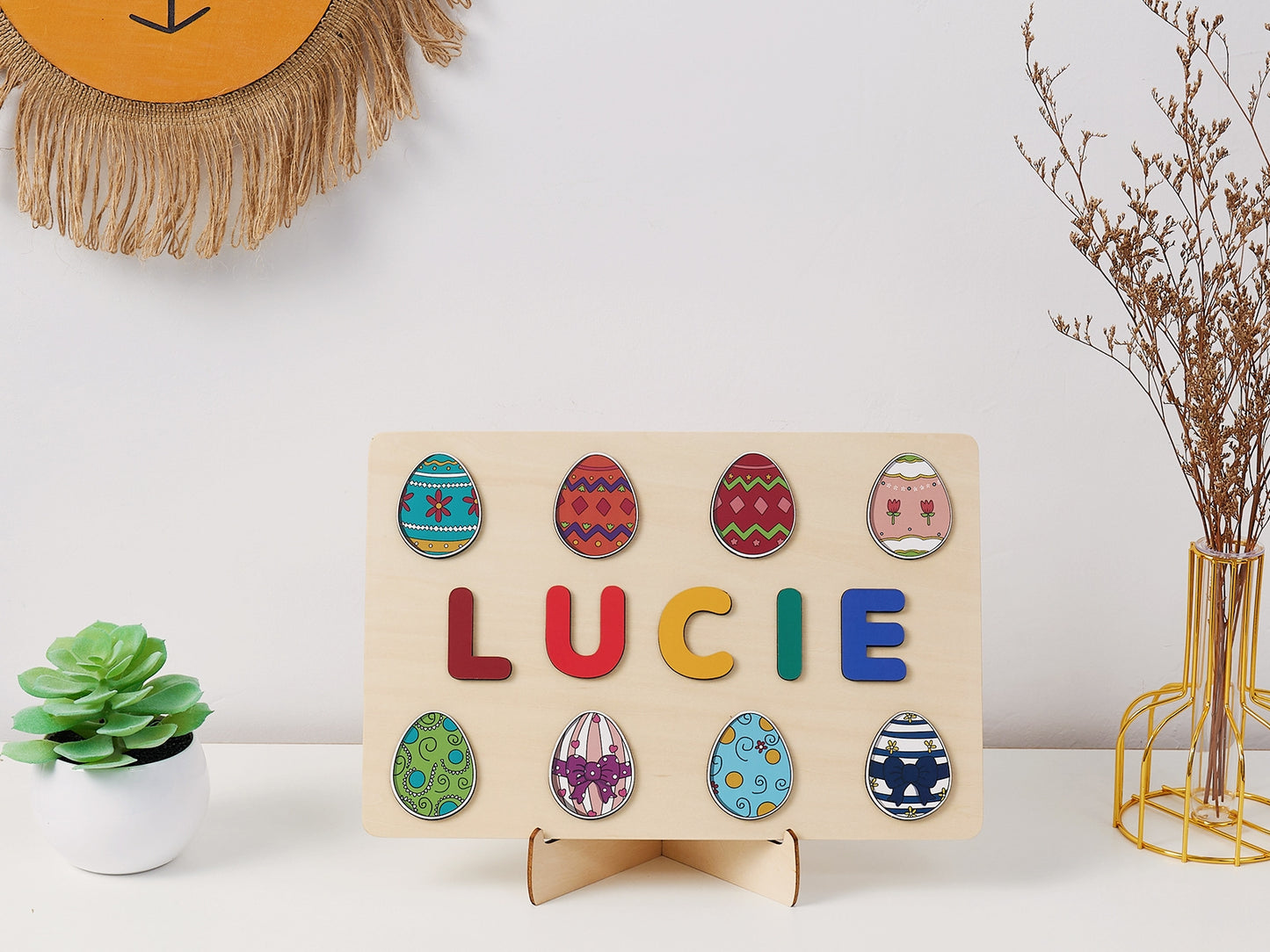 Personalized Kids Name Puzzle | Custom Wooden Name Puzzle | Fun Learning Toy for Children-Resurrection Series 1